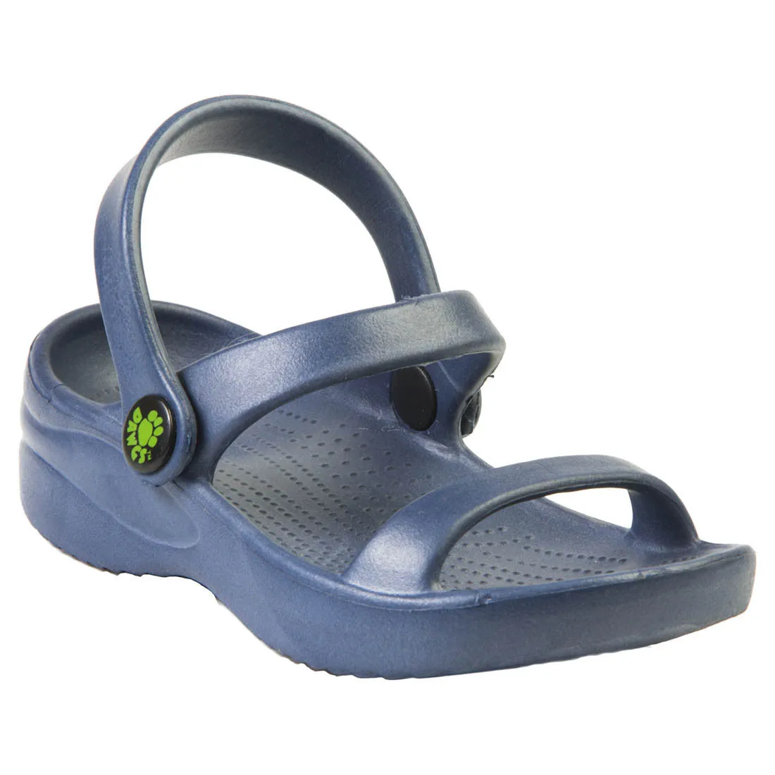 3-Strap Sandals - Navy