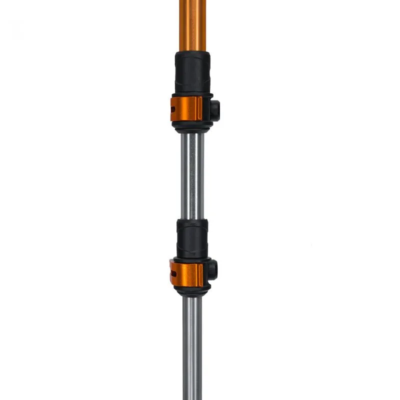 Alpinus Monte Rosa Trekking Poles - Orange