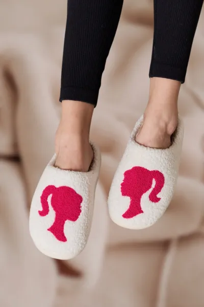 Barbie Girl Cozy Slippers