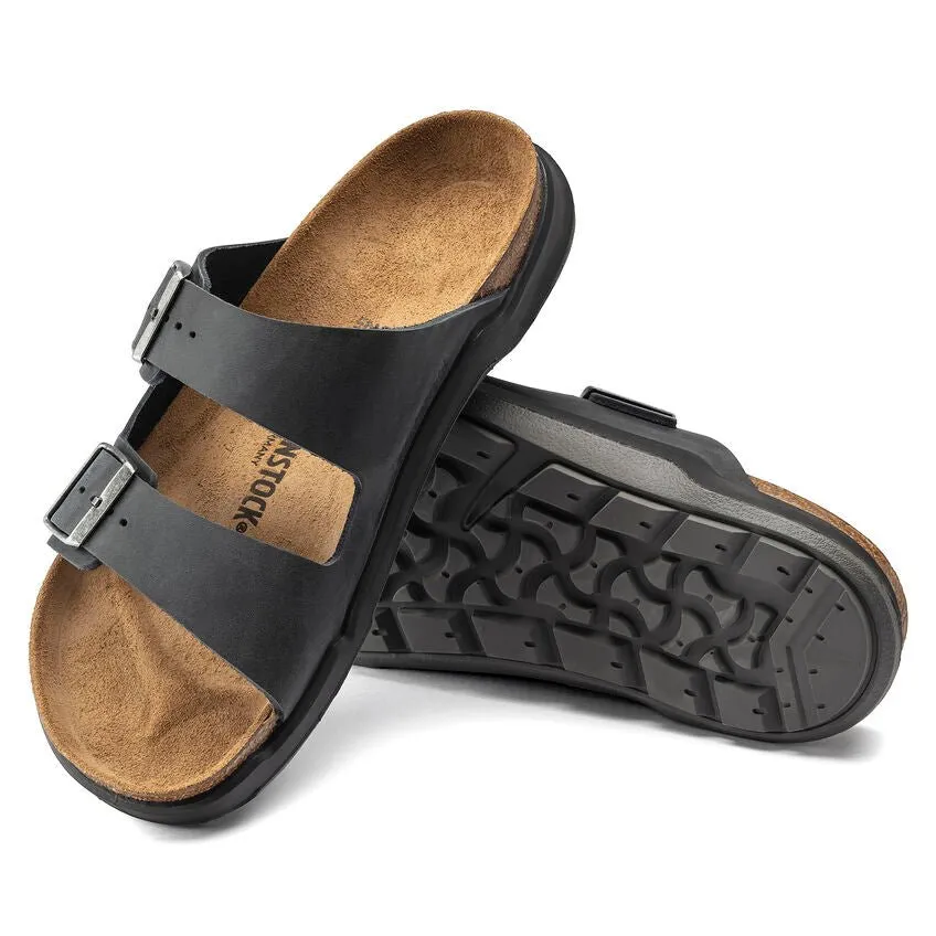 Birkenstock Men's Arizona Rugged - Black Oiled Leather