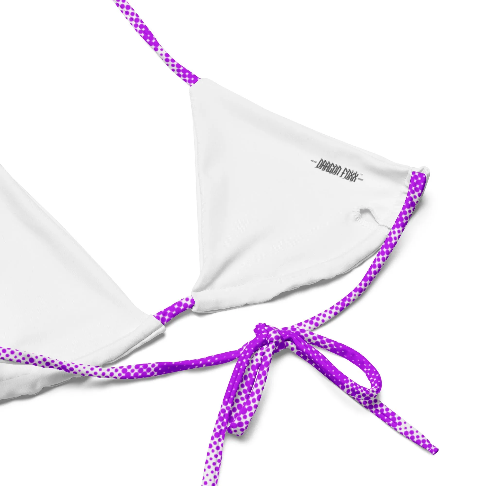 Lavender Pulse Eco String Bikini Set