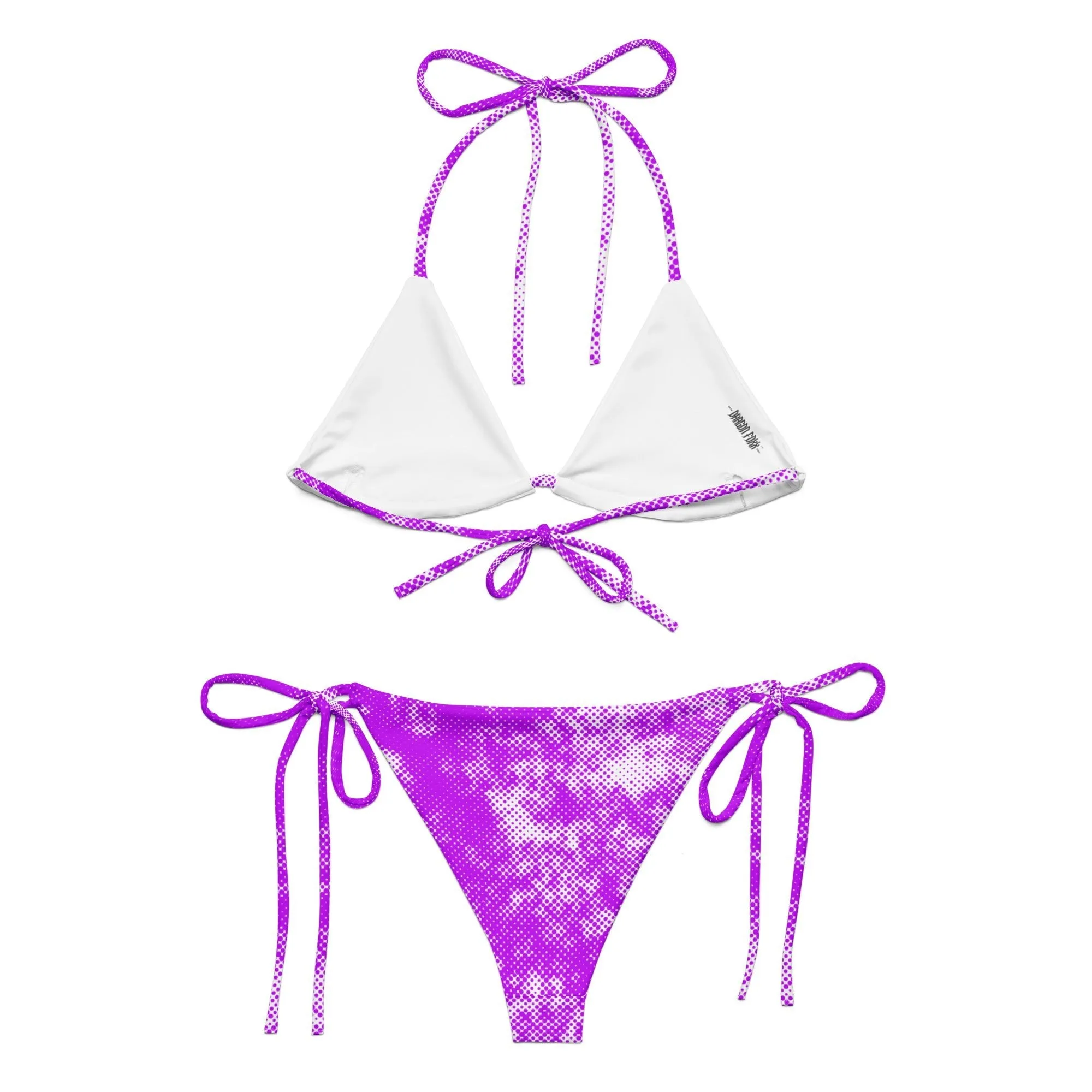 Lavender Pulse Eco String Bikini Set