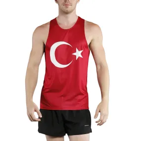 Men's Printed Singlet- Turkey