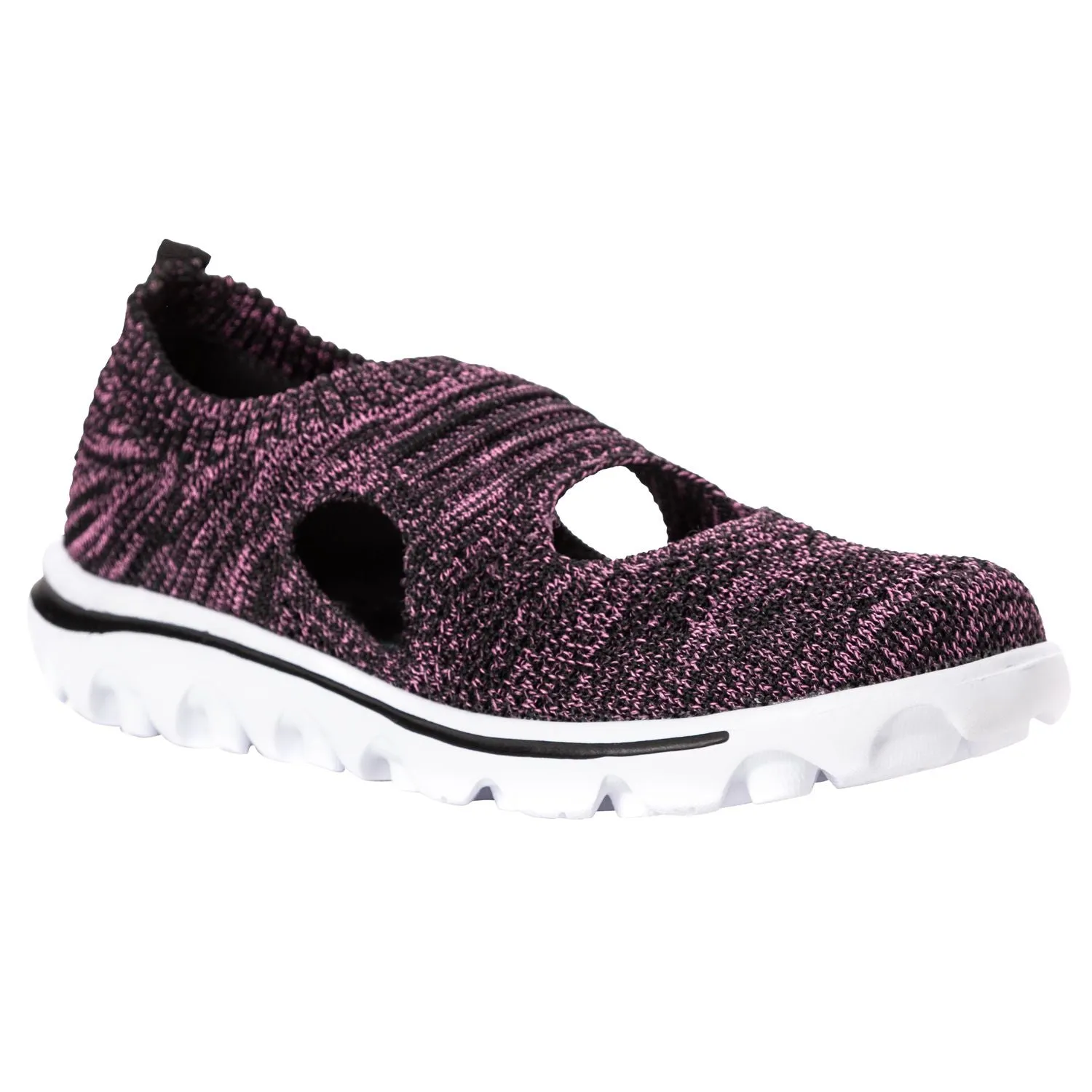 Propet Women's Active Shoe - TravelActiv Avid WAT064M - Black/Berry